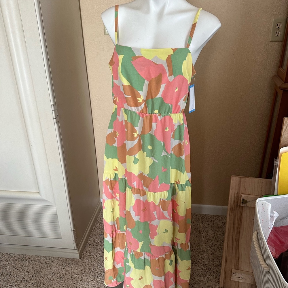 Sanctuary social standard smocked back dress XXL